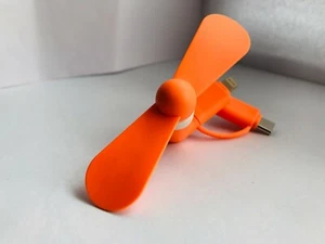 Creative Mini Portable Micro USB Fan 5v 1w Mobile Phone USB Gadget Fans Tester F - Picture 1 of 6