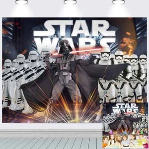 Star Wars Party Supplies Party Decorations Backdrop Banner Poster Vinyl 7x5ft - Picture 1 of 7