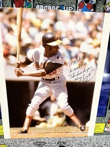 Signed Autographed Frank Robinson Baltimore Orioles Type 2 11x14 Personalized - Picture 1 of 6