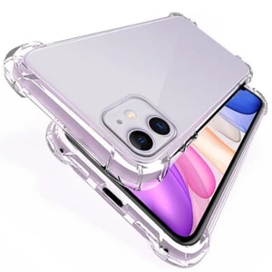 CLEAR Mobile Case For iPhone 12 11 Pro Max Mini XR XS 7 8 Plus Shockproof Cover - Picture 1 of 8