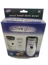 Active Glow Facial Cleansing Brush With Activated Charcoal Bristles