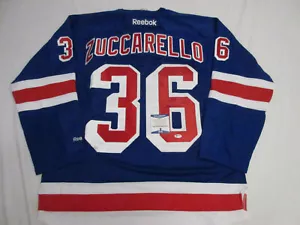 MATS ZUCCARELLO SIGNED NEW YORK RANGERS REEBOK JERSEY BECKETT BAS COA G37858 - Picture 1 of 5