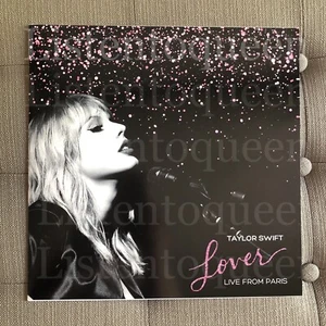 Taylor Swift Lover Live from Paris Custom Vinyl Sleeve FanMade Unofficial LLFP - Picture 1 of 11