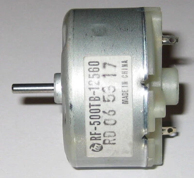 Mabuchi RF-500 Motor  -  1.5 to 12 VDC   -  Solar Motor - Mabuchi RF-500TB-12560 - Image 1 of 2