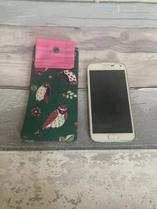 Owl HANDMADE PADDED PHONE CASE POUCH Gift For Her - Picture 1 of 3
