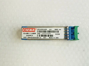 CIENA 222-0302-000 1550nm IPUIAG0TAA Transceiver Module - Picture 1 of 3