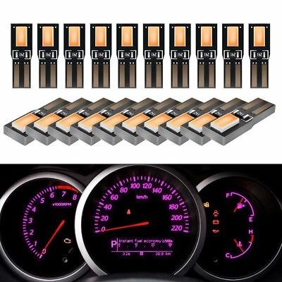 20X Pink T5 74 73 2-SMD LED Speedometer Instrument Panel Cluster Gauge Lights - Image 1 of 4