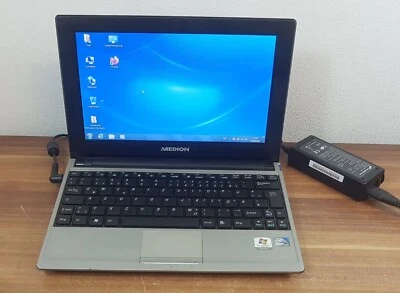 Medion E1226 Mini 10,1" Intel N455 2x1,66GHz 250GB Webcam Cardreader Wlan Win7 - Bild 1 von 4