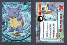 1999 Pokemon TV Animation Series 1 Rainbow Foil #8 Wartortle B01 043