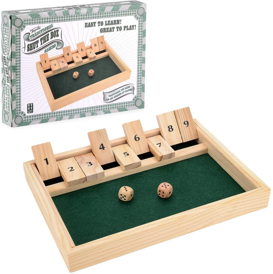 Toyrific TY4660 Shut The Box Board Game