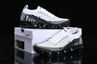 DS Nike Air VaporMax Flyknit 2 Low Top Running Shoes Men's black and white