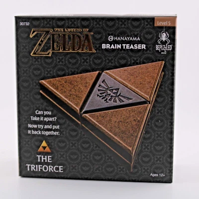 Rompecabezas The Legend Of Zelda The Triforce Nivel 5 Rompecabezas BePuzzled Hanayama Foto 1 de 3