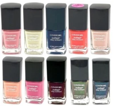 LOTE DE (25) COVERGIRL OUTLAST STAY BRILLANTE .37 fl oz - Esmalte de uñas mezcla aleatoria Foto 1 de 3