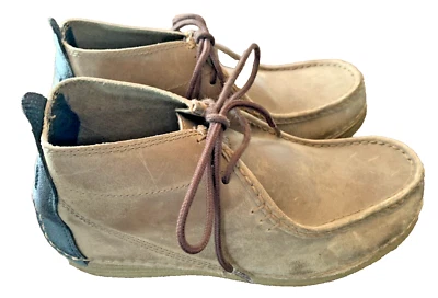 TONY LAMA Chukka Bota Zapatos Marrón Tostado Cuero Para Hombres Talla 7.5D Botines Vaquero Foto 1 de 4