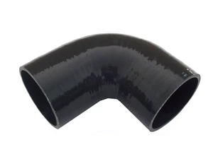 Black 3'' To 3.25" 76mm -83mm Silicone 90 Degree Elbow Reducer Turbo Pipe Hose - Foto 1 di 4