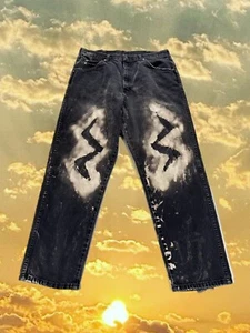 men 32 jeans wrangler custom lightning - Picture 1 of 5