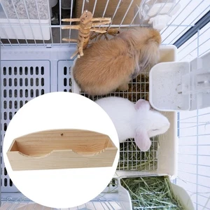 Rabbit Hay Feeder Hay Food Rack Easy Installation Practical Convenient Wooden - Picture 1 of 7