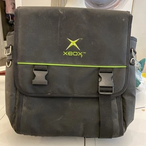 Leer - Consola de Juegos XBOX Original Vintage Estuche de Transporte Mensajero Bolsa de Viaje - Imagen 1 de 6