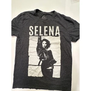 Selena Quintanilla T Shirt Women's M Gray Y2K Pop Music Graphic Tee - Picture 1 of 3