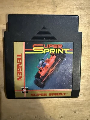 Cartucho de jogo de corrida vintage Super Sprint (Nintendo Entertainment System, 1989) - Imagem 1 de 2