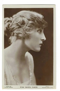 Miss Isobel Elsom RPPC Postcard English Actress J. Beagles & Co - Picture 1 of 2