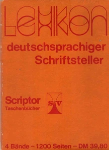Lexikon deutschsprachiger Schriftsteller; 4 Bände im Schuber (= Scriptor Taschen - Picture 1 of 1