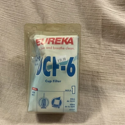 Genuine Eureka DCF-6 Dust Cup Filter Pack Of 1 Series 62137 - Image 1 of 4