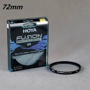 Hoya 72mm FUSION ANTISTATIC UV (O) Slim Filter- 18-layer (SHMC) Multi-Coating - Picture 1 of 11