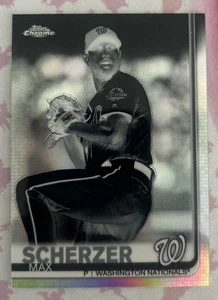 2019 Topps Chrome Max Scherzer Negative Refractor #140 - Bild 1 von 1