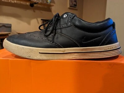 Nike Golf Lunar Swingtip 533092-001 Black Leather Athletic Shoes Men's Size 8.5 - Image 1 of 4