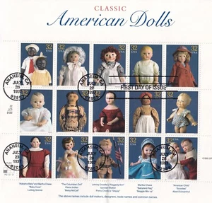 ODZ&ENDZ US - 15X32¢ - SCOTT#: 3151 - MUÑECAS AMERICANAS CLÁSICAS FDC 266 - Imagen 1 de 2