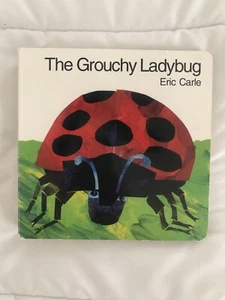 The Grouchy Ladybug by Eric Carle Board Book Children’s Book - Foto 1 di 5