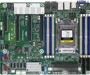 ASRock TRX40D8-2N2T Motherboard ATX AMD Ryzen ThreadRipper, 3rd Gen DDR4 ECC IPMI - Picture 1 of 4