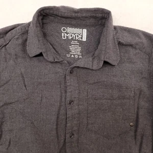 Empyre Casual Button Up Long Sleeve Shirt Adult Mens Size Medium M Gray - Picture 1 of 10