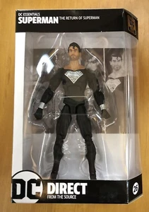 DC Direct Essentials Black Costume #26 Superman: Return of Superman Figure 6"NEW - Picture 1 of 7