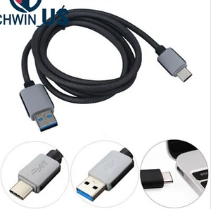 Braided USB-C 3.1 Type C To USB 3.0 Sync Charger Cable For Google Nexus 5X 6P - Photo 1 sur 5