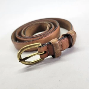 Dockers Leather Belt 38 Full Grain Cowhide Handcrafted Levi Strauss 2482 Brown - Picture 1 of 11