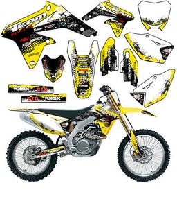 2001-2004 SUZUKI RM 85 RM85 GRAPHICS KIT DECALS STICKERS DECO DIRTBIKE 2002 2003 - Picture 1 of 6