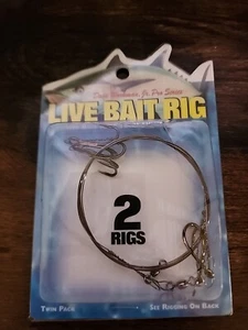 Boone 00603 Dave Workman Live Bait Rig 2 numero 6 ganci per acuti 2CT - Foto 1 di 4