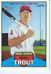 Mike Trout 2016 Topps Heritage High Numbers Award Winners - Picture 1 of 1