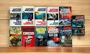 Alistair MacLean LOT OF 11 Novels Vintage Paperback 1975-1992 - Picture 1 of 11