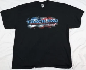 Camiseta negra Track Tac Funny Drag Race Car Tire Track Products para hombre talla 2 XL  - Imagen 1 de 5