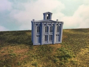 City Hall Building ~ Courthouse ~ Z Scale 1:220 Hollow ~ 2pc EASY to Assemble - Picture 1 of 10