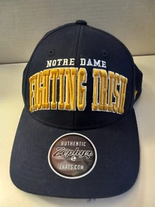 Notre Dame Fighting Irish Ball Cap Hat Zephyr Snapback New With Tags - Picture 1 of 4