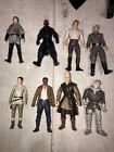 Star Wars Action Figure Lot Of 8 Han Solo Darth Maul Luke Skywalker 90?S 2000?S