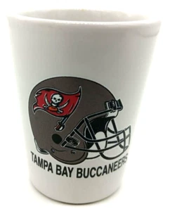 Tampa Bay Buccaneers Shot Glass Officially Licensed NFL Helmet Logo - Picture 1 of 7