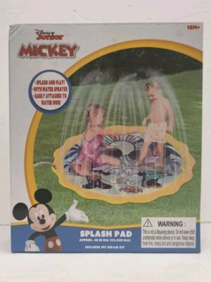 Disney Junior Mickey Water Splash Pad 48 in Diameter Brand New Sealed in Box - Image 1 of 4