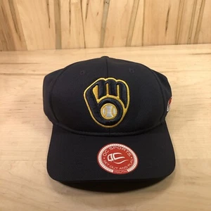 Milwaukee Brewers Cap Hat Youth OC Sports Strapback Navy OSFM Team MLB Baseball - Picture 1 of 9