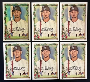 2023 Topps Allen & Ginter #88 Ezequiel Tovar RC Hot Box Foil + 5 Base Rockies - Imagen 1 de 1