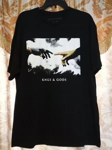 LK LAST KINGS men's t shirt black / white size xl. - Picture 1 of 8